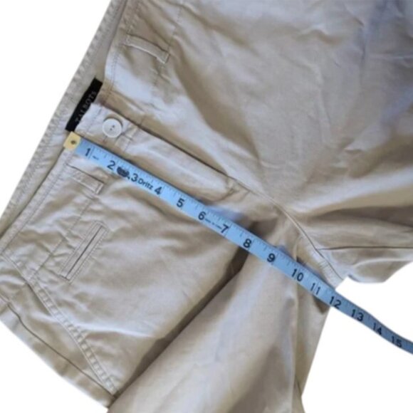 Talbots oatmeal signature cropped utility chino pants size 10 - Picture 6 of 7